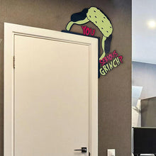 Laden Sie das Bild in den Galerie-Viewer, Weihnachten Grinch Dekorativer Türrahmen