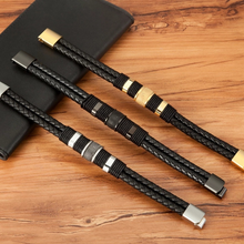 Laden Sie das Bild in den Galerie-Viewer, Kreatives Herrenarmband aus Titanstahl
