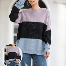 Laden Sie das Bild in den Galerie-Viewer, Strickpullover aus dickem Faden