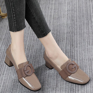 Modische Weiche Lederschuhe aus Lackleder