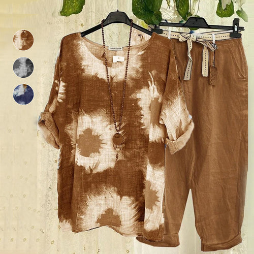 Lässiges 2-teiliges Set mit stilvollem Druck