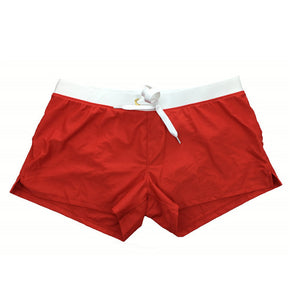 Einfarbige Strand-Badehose Für Herren