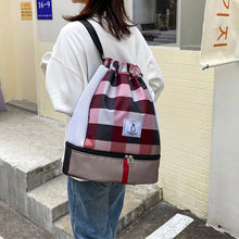 Laden Sie das Bild in den Galerie-Viewer, Leichter wasserdichter lässiger Rucksack zur Nass- und Trockentrennung