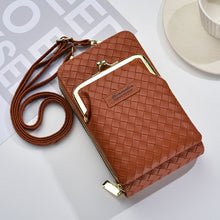 Laden Sie das Bild in den Galerie-Viewer, Einfache Mini-Umhängetasche mit doppeltem Reißverschluss