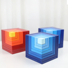 Laden Sie das Bild in den Galerie-Viewer, Kreatives DIY Holzwürfel Spielzeug