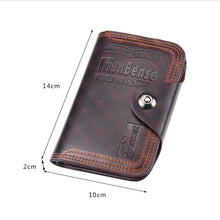Laden Sie das Bild in den Galerie-Viewer, Kurze Geldbörse mit großem Fassungsvermögen mit Magnetschnalle