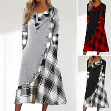 Laden Sie das Bild in den Galerie-Viewer, Vintage Unregelmäßiges Kleid