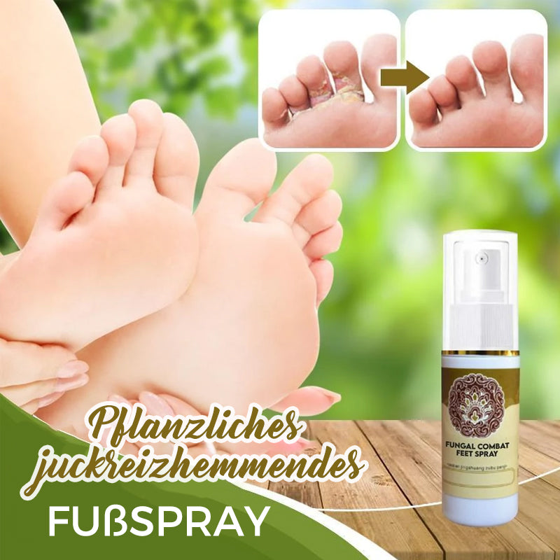 Pflanzliches juckreizhemmendes Fußspray