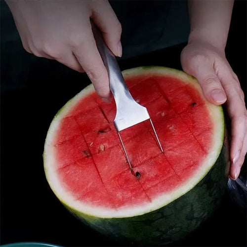 2-in-1 Wassermelonenschneider aus Edelstahl