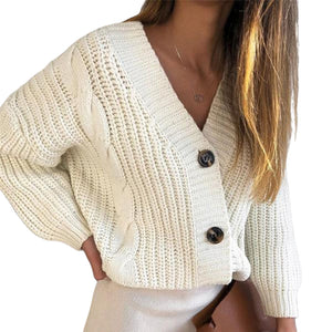 Süße Strickjacke mit Knöpfen