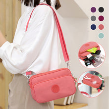 Laden Sie das Bild in den Galerie-Viewer, Damen leichte funktionelle Umhängetasche mit mehreren Taschen