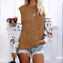 Laden Sie das Bild in den Galerie-Viewer, Langärmliges Bedrucktes Sweatshirt