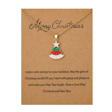 Laden Sie das Bild in den Galerie-Viewer, Legierungshalskette der Weihnachtsserie