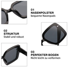 Laden Sie das Bild in den Galerie-Viewer, Stylische Sonnenbrille Mit Farbverlauf