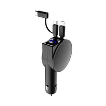 Laden Sie das Bild in den Galerie-Viewer, 3 In 1 Einziehbarer Schnelllade-Autoadapter
