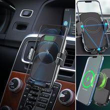 Laden Sie das Bild in den Galerie-Viewer, Kabelloser Autotelefonhalter mit Ladefunktion