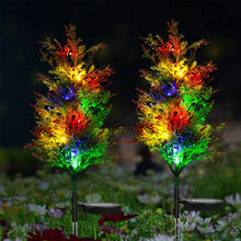 Laden Sie das Bild in den Galerie-Viewer, Solar Garten Weihnachtsbaum Licht(2 Stück)