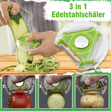Laden Sie das Bild in den Galerie-Viewer, 3 in 1 Edelstahlschäler