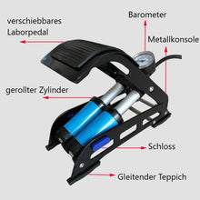 Laden Sie das Bild in den Galerie-Viewer, Tragbare Pedal-Luftpumpe für Autos