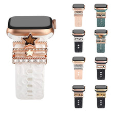 Laden Sie das Bild in den Galerie-Viewer, Watch Silikonbänder Dekorative Ringe