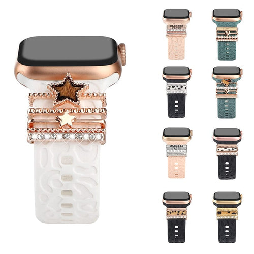 Watch Silikonbänder Dekorative Ringe