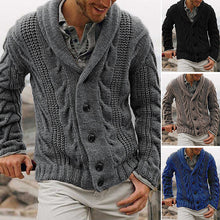 Laden Sie das Bild in den Galerie-Viewer, Strickjacke Cardigan Mit V-Ausschnitt