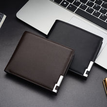 Laden Sie das Bild in den Galerie-Viewer, Kurze Brieftasche mit Eisenkante