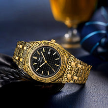 Laden Sie das Bild in den Galerie-Viewer, Wasserdichte klassische Quarzuhr für Herren