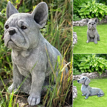 Laden Sie das Bild in den Galerie-Viewer, Süße Garten-Hundestatue
