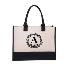 Laden Sie das Bild in den Galerie-Viewer, Leinwand Alphabet Tasche