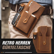 Laden Sie das Bild in den Galerie-Viewer, Retro Herren Gürteltasche