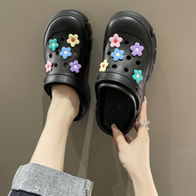 Laden Sie das Bild in den Galerie-Viewer, Atmungsaktive Plateausandalen mit Blumenmuster für Damen