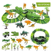Laden Sie das Bild in den Galerie-Viewer, Dinosaurier-Elektrotriebwagen-Set