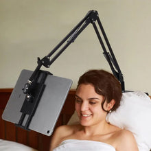 Laden Sie das Bild in den Galerie-Viewer, Ausziehbarer, versteckter Telefon-/Tablet-Halter am Bett