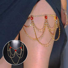 Laden Sie das Bild in den Galerie-Viewer, Rubin Königin Beinkette