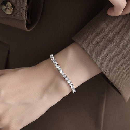 Funkelndes Moissanit-Armband