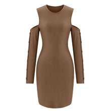 Laden Sie das Bild in den Galerie-Viewer, Sexy Modisches Schulterfreies Kleid