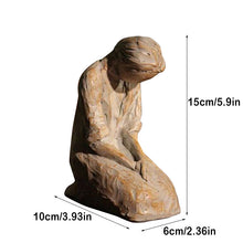 Laden Sie das Bild in den Galerie-Viewer, Kniend und betend Harz Ornamente