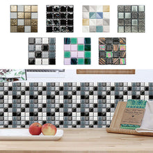 Laden Sie das Bild in den Galerie-Viewer, 3D-Mosaik Kristall Fliesenaufkleber, 10 Stück