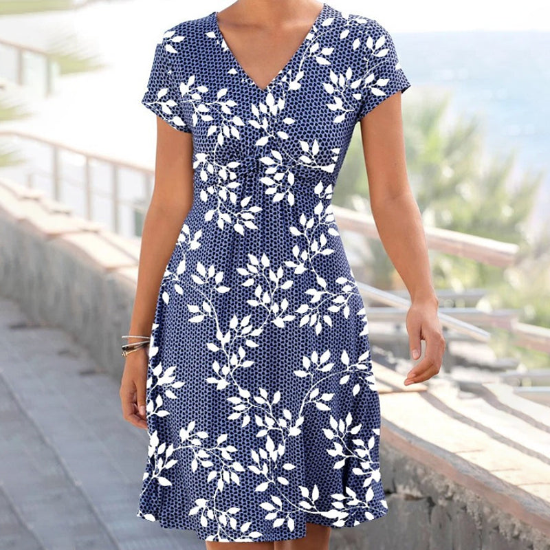 Vintage Blumen Sommerkleid