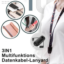 Laden Sie das Bild in den Galerie-Viewer, 3-in-1-Multifunktions-Datenkabel-Lanyard