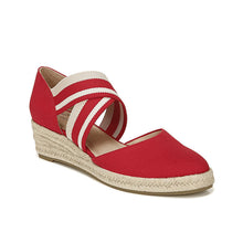 Laden Sie das Bild in den Galerie-Viewer, Sandalen mit Keilabsatz aus Hanfseil