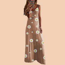 Laden Sie das Bild in den Galerie-Viewer, Kleid mit Gänseblümchen-Print