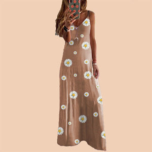 Kleid mit Gänseblümchen-Print