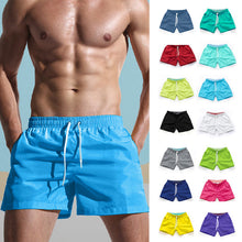 Laden Sie das Bild in den Galerie-Viewer, Einfarbige Strandshorts für Herren