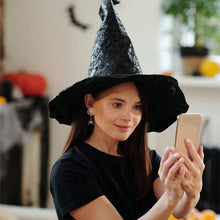 Laden Sie das Bild in den Galerie-Viewer, Halloween Spinnennetz Ohrringe