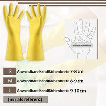 Laden Sie das Bild in den Galerie-Viewer, Gelbe Gummi-Reinigungshandschuhe