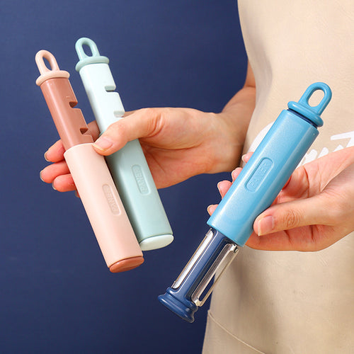 2-In-1 Schälmesser Aus Edelstahl