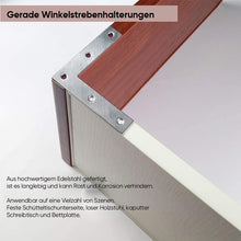 Laden Sie das Bild in den Galerie-Viewer, Edelstahl Flachplatten Eckverstrebungshalterung -T und L