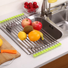 Laden Sie das Bild in den Galerie-Viewer, Faltbares Edelstahl Spüle Trockengestell